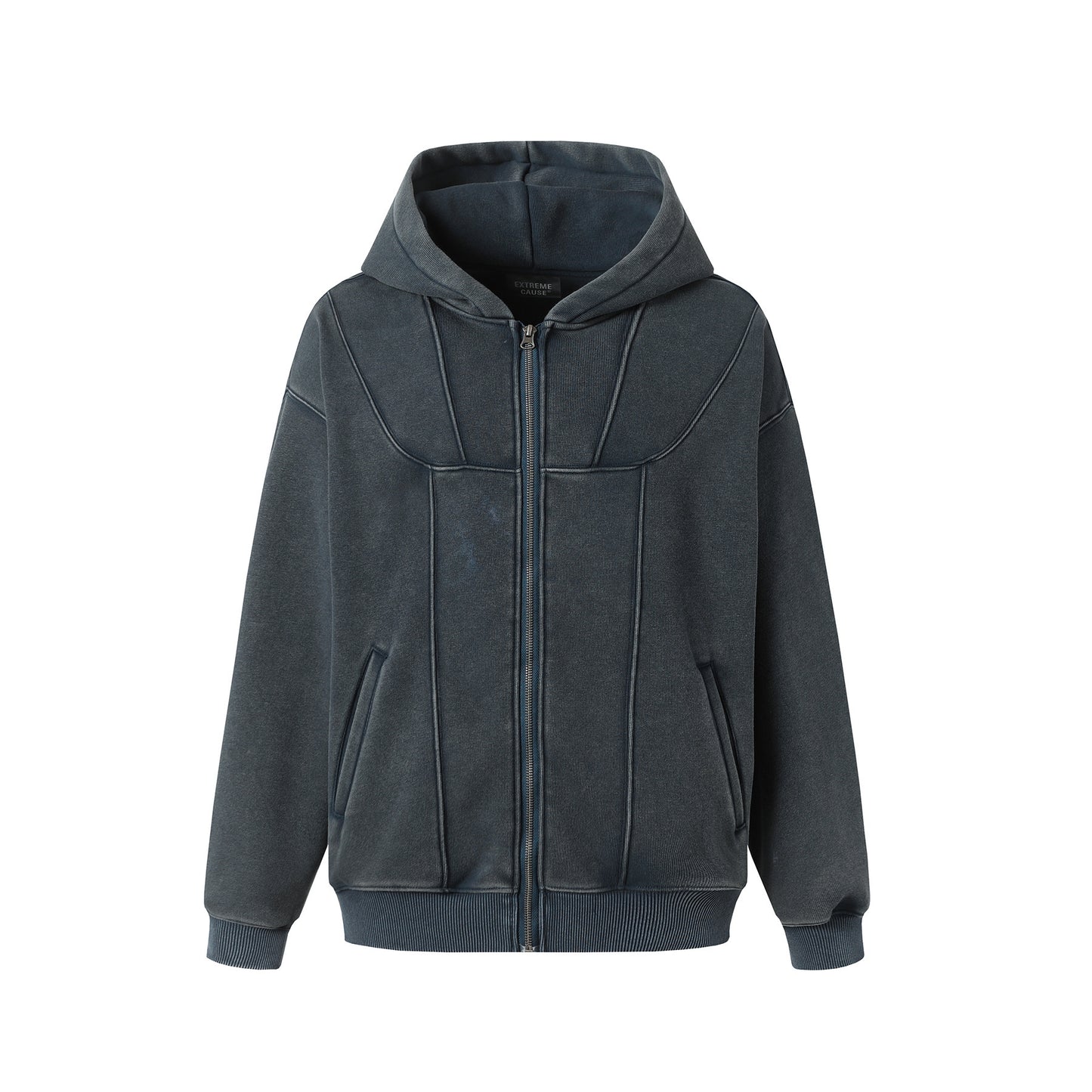 Vintage Fleece-lined Thickened Zip Up