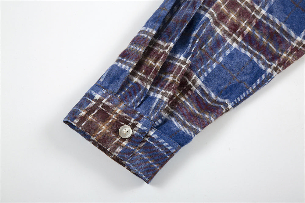 Plaid Zip up