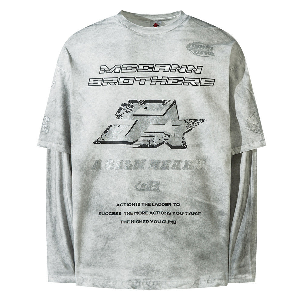 Vintage Style Long Sleeve Shirt
