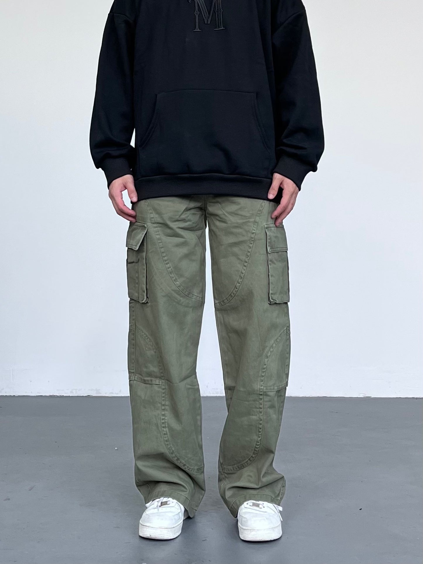 Mens Loose Style Cargo Pants