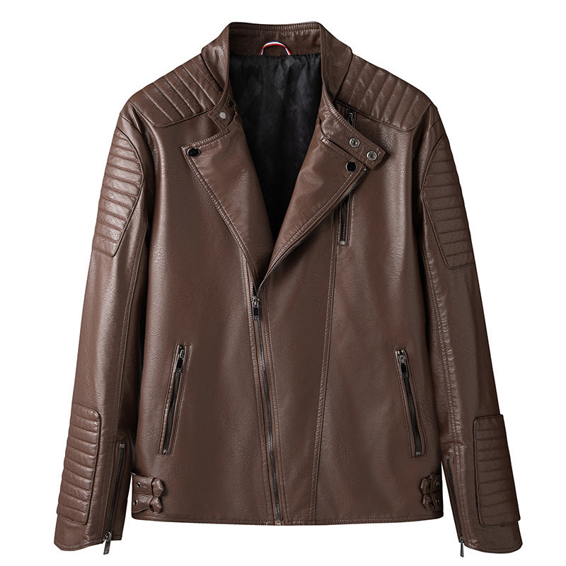 Thin Men's Leather Jacket