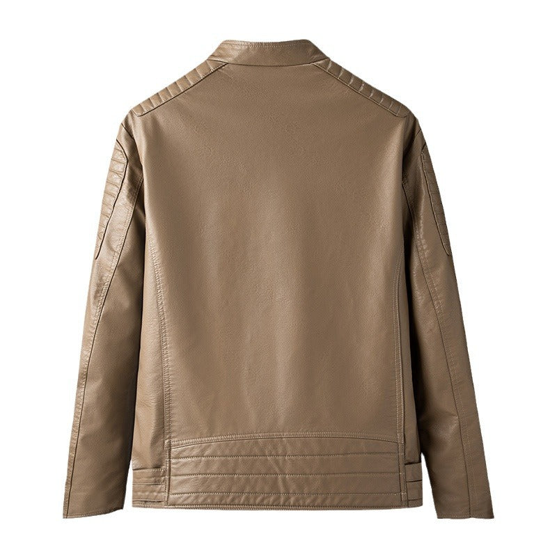 Thin Men's Leather Jacket