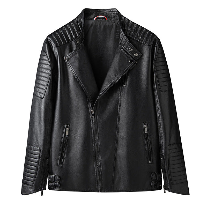 Thin Men's Leather Jacket