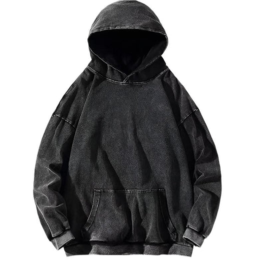 Casual Washed Style Hoodie